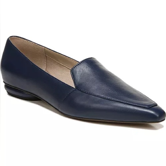 Franco Sarto - Balica Leather Loafers - Navy - Size 5.5 - Good Used Condition!! - Picture 1 of 8